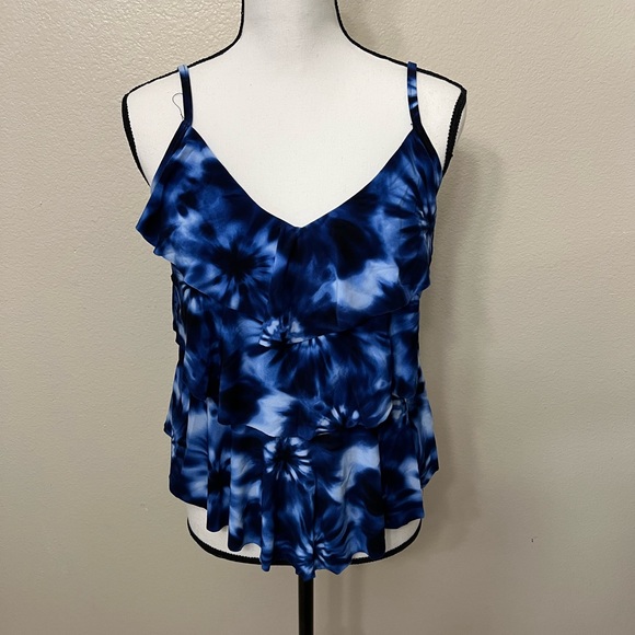 Magicsuit Black Rita Triple Tier Tankini Top | Tankini Top | Magicsuit